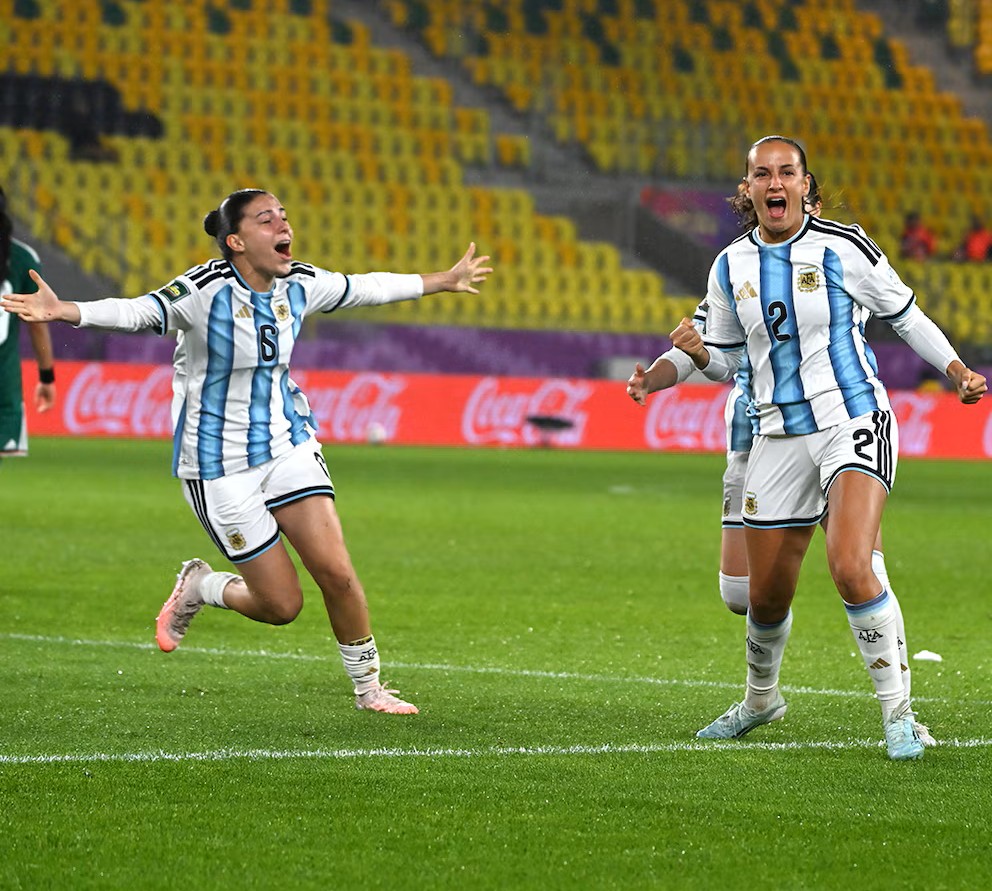 Argentina remontó ante México y avanzó a los octavos del Mundial Sub 20 femenino