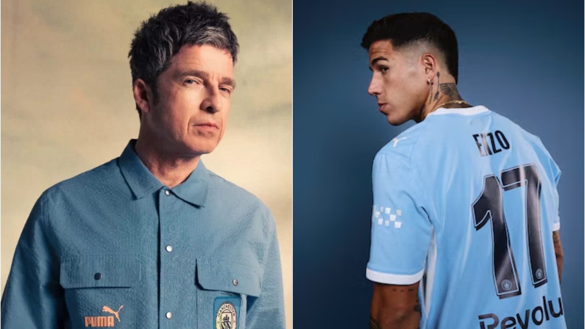 Enzo Fernández llegó al Manchester City y recibió un inesperado elogio del líder de Oasis